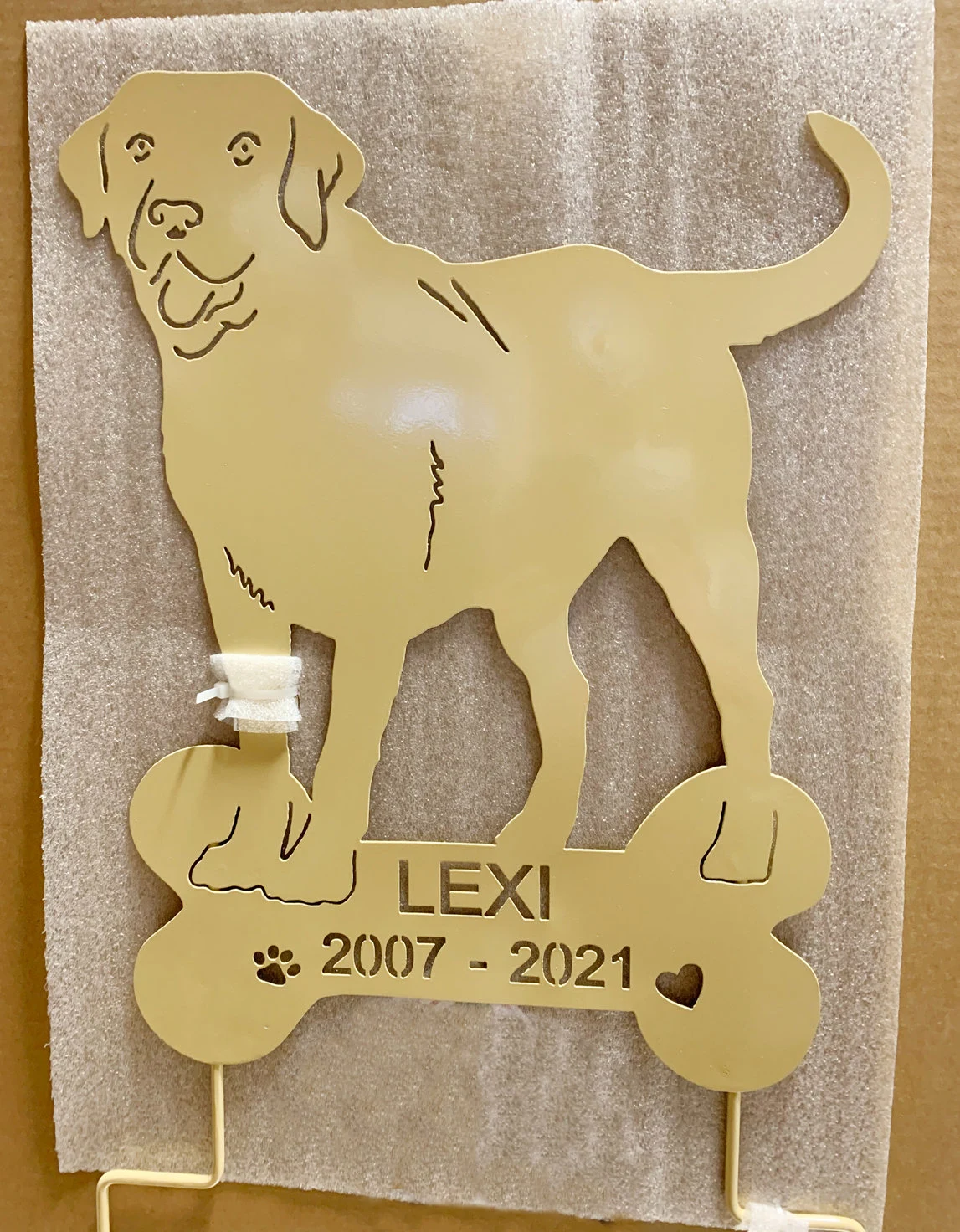 Labrador Statue or Dog Wall Art